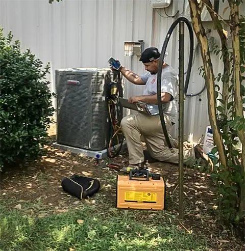 Hph Services performing AC repair